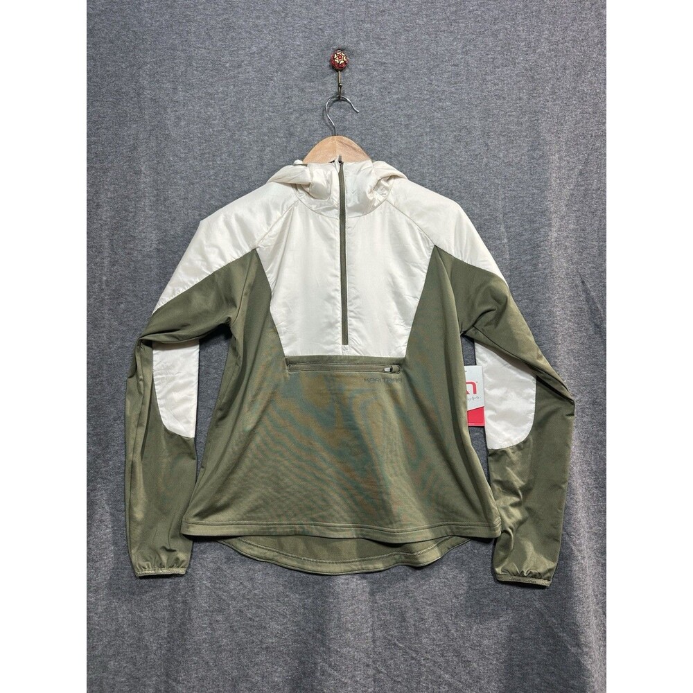 NWT Kari Traa Henni Hybrid Jacket Women’s Size Medium Green Half Zip Hoodie
